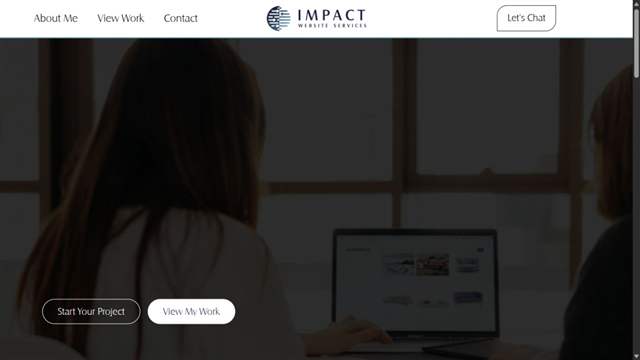 Impact Website Services LLC homepage captured during the August 2026 editorial review.